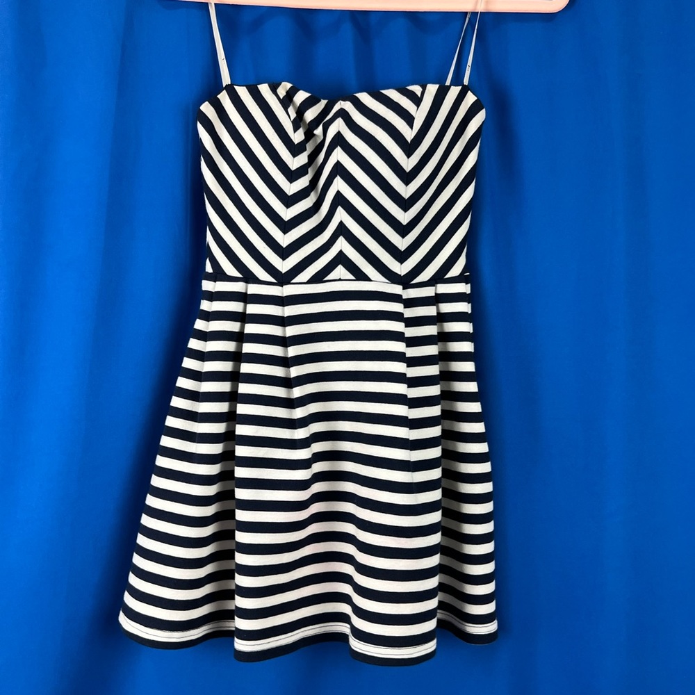 Striped peplum shirt